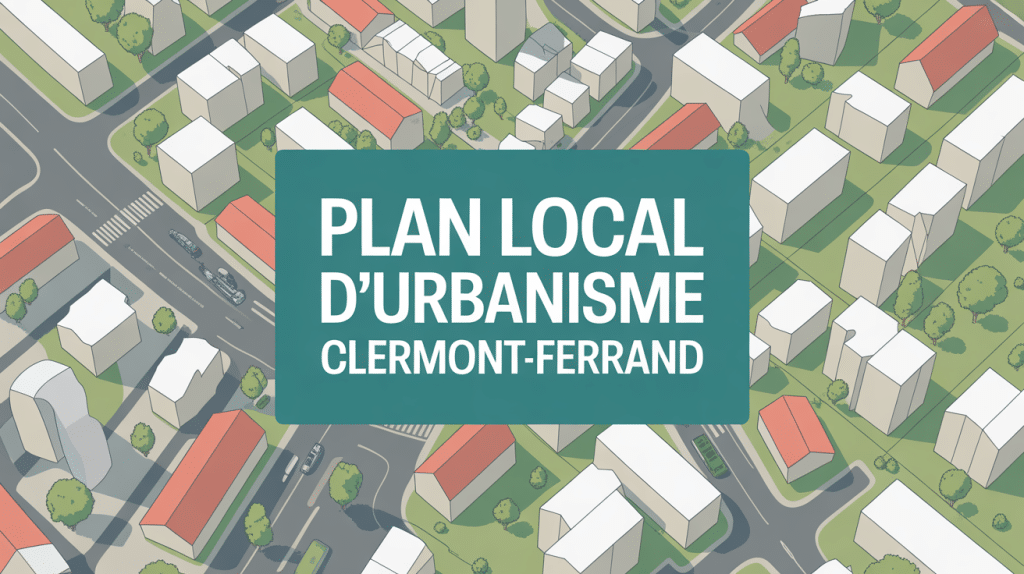 vue aerienne plan local d'urbanisme clermont ferrand