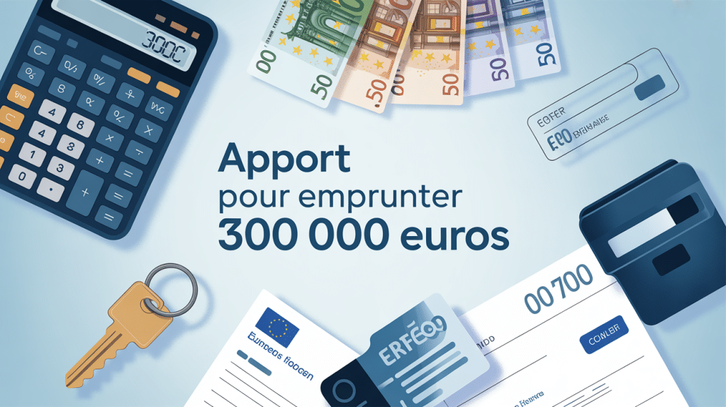 Quel apport pour emprunter 300 000 euros calculatrice clés maison