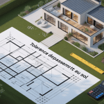 Vue maison tolérance dépassement emprise au sol et plan