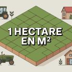 Illustration conversion 1 hectare en m2 usages agricoles