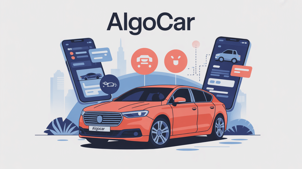 algocar location de voiture en ligne illustration