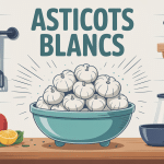 Illustration asticots blancs bac ordures cuisine