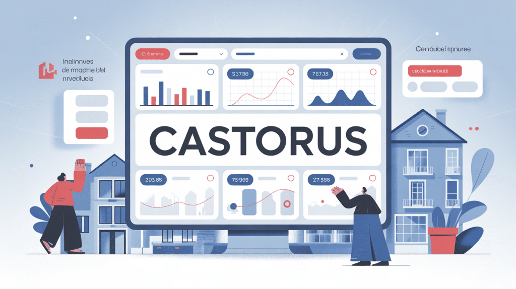 castorus interface graphique analyse prix immobilier