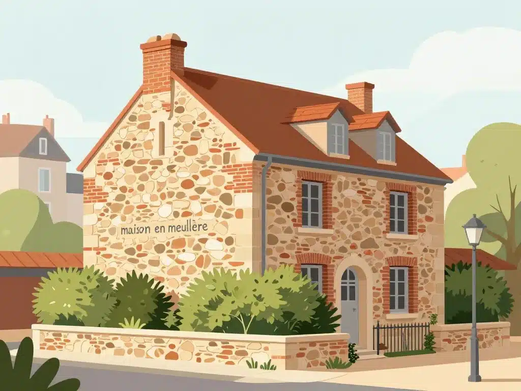 maison en meulière architecture pierre et jardin