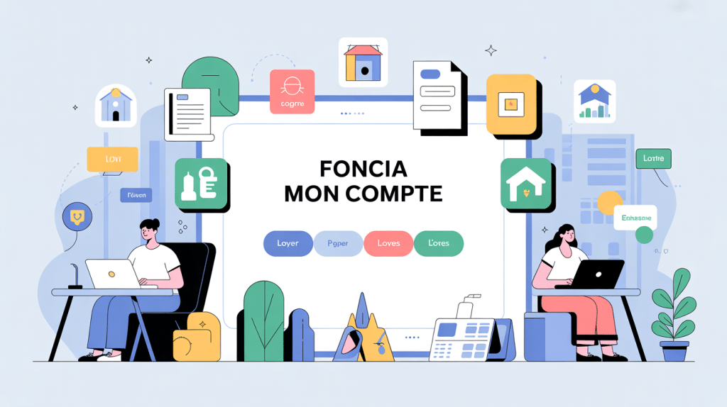 interface espace client foncia mon compte gestion documents loyer