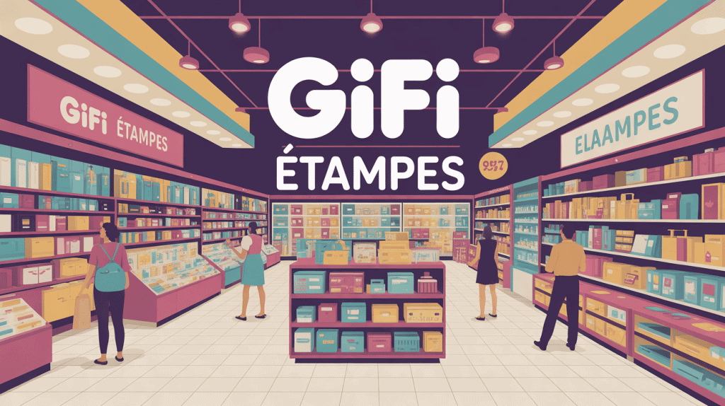 Vue du magasin gifi etampes avec produits déco et maison