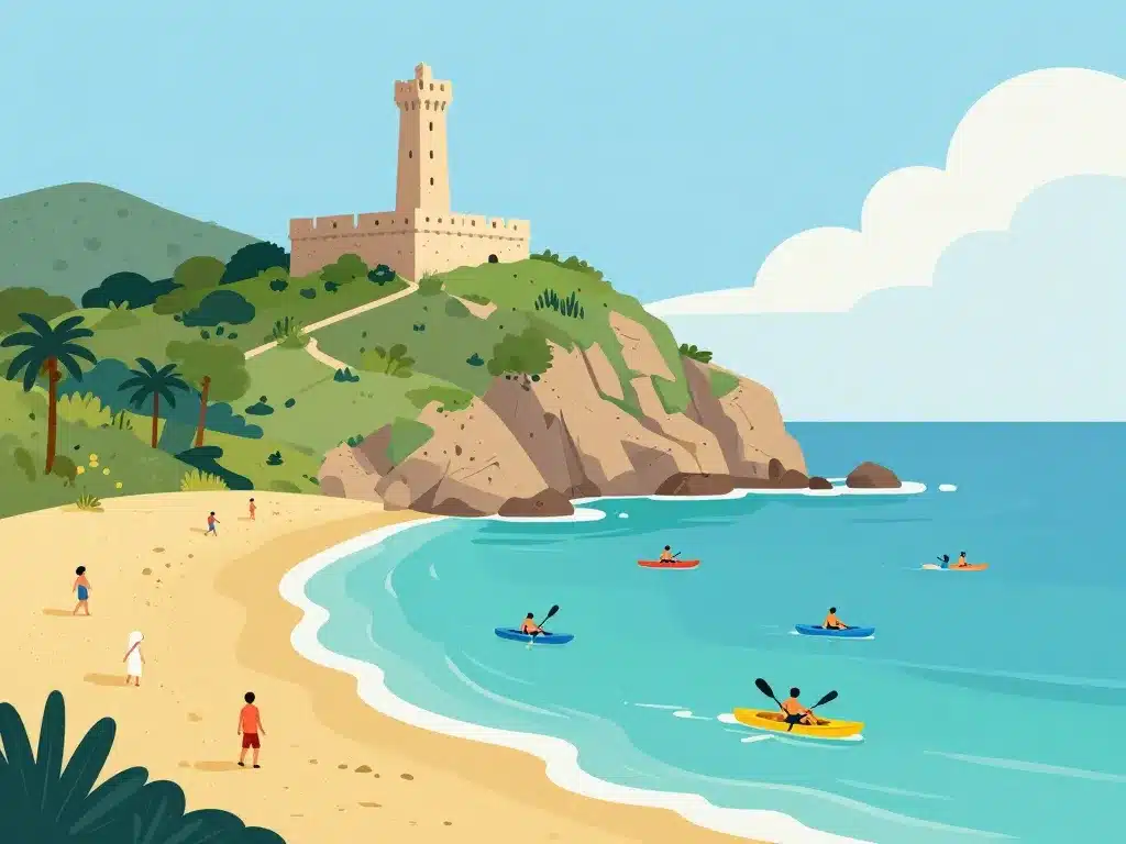 Isolella plages tour génoise et loisirs nautiques