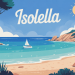 Vue générale Isolella presqu'île Corse du Sud