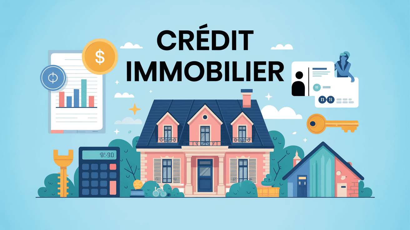 illustration moderne nouvelles conditions pour obtenir un prêt immobilier
