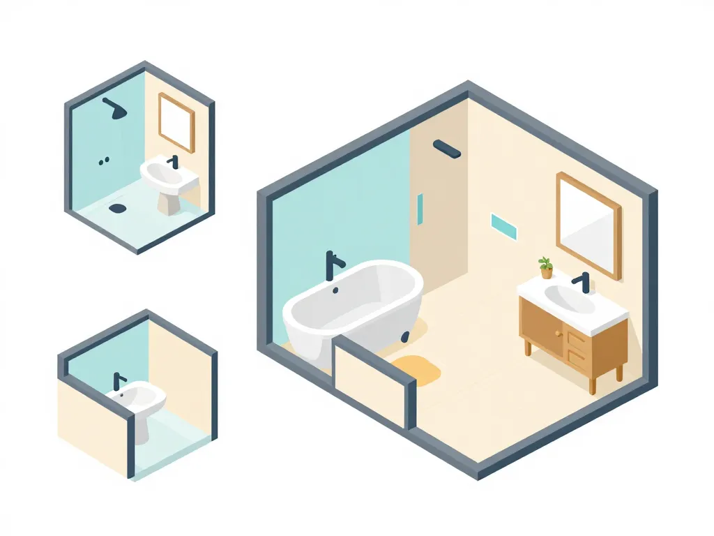 plan pour salle de bain petit moyen grand