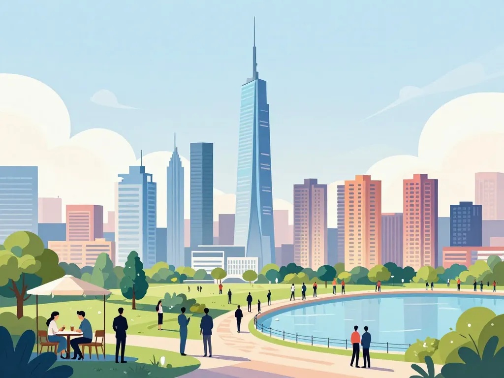 quartier et services autour de almas tower in dubai