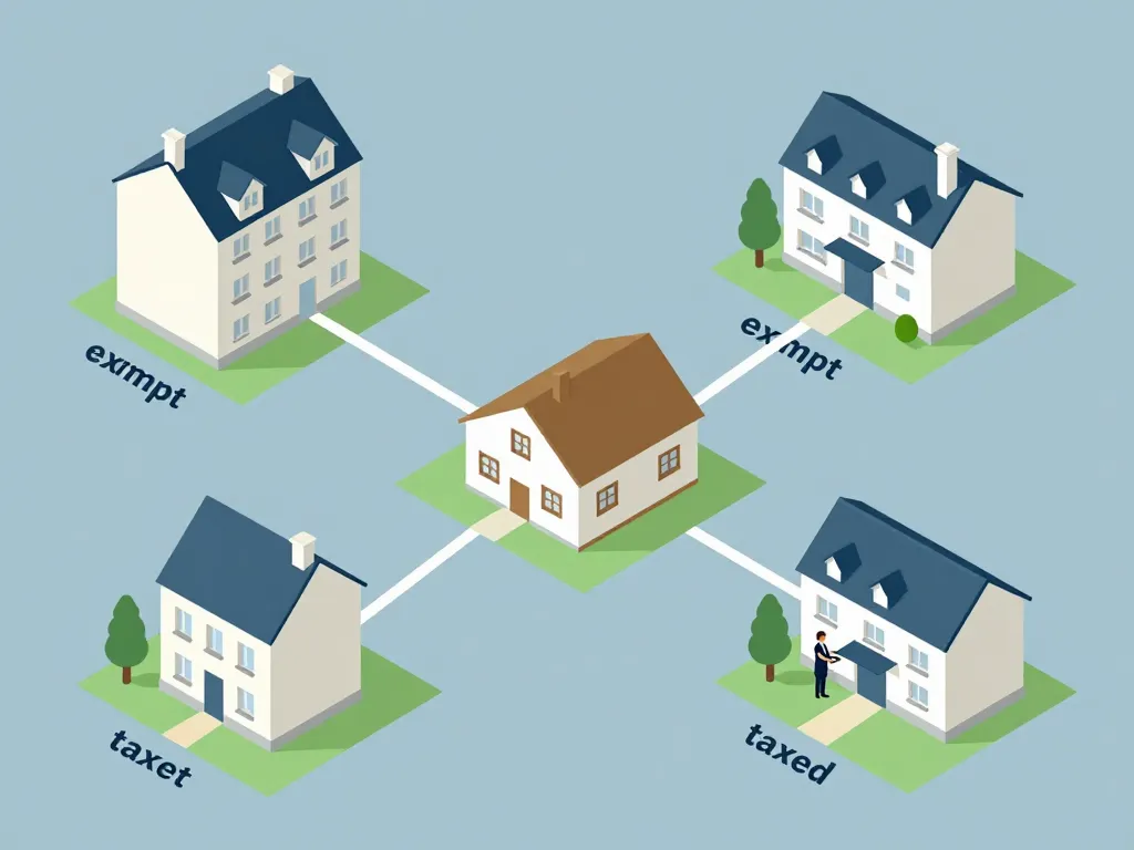 qui est exonéré de la taxe des ordures ménagères, principaux cas d'exonération visuels