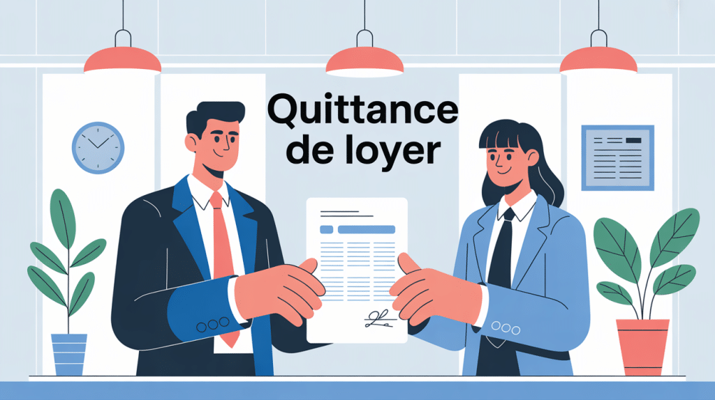 quittance de loyer échange propriétaire locataire