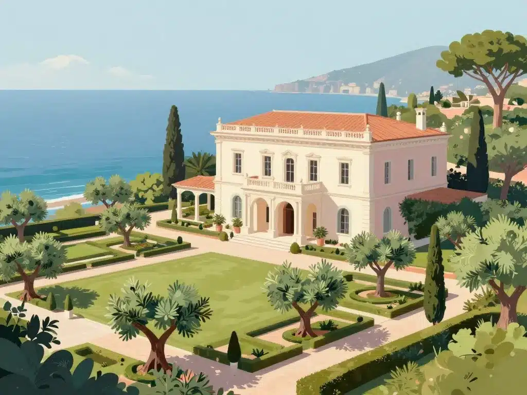 villa leopolda architecture et jardins méditerranée