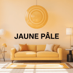 Image décor et mode ambiance jaune pale chaleureuse moderne