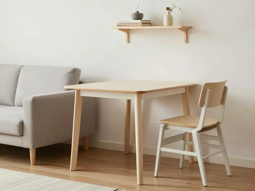 Mobilier multifonction amenagement salon salle à manger 20m2