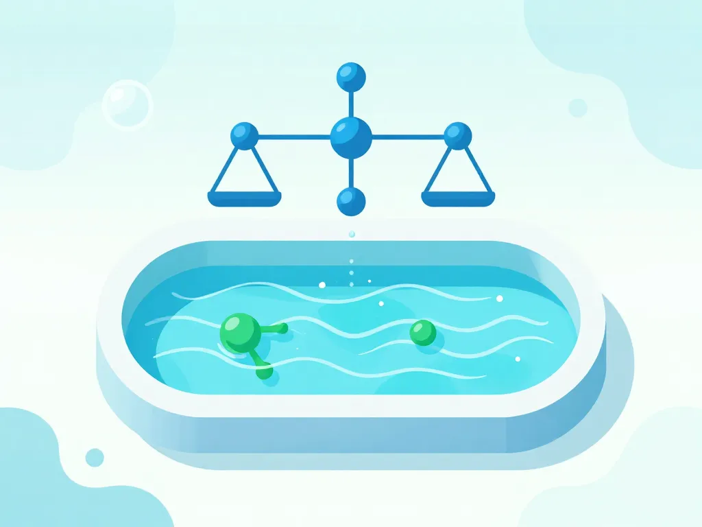 Bicarbonate de soude piscine équilibre role