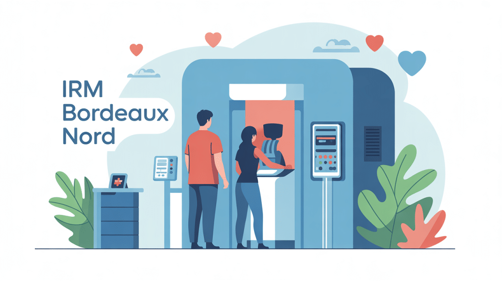 Patient IRM Bordeaux Nord et manipulateur, ambiance rassurante