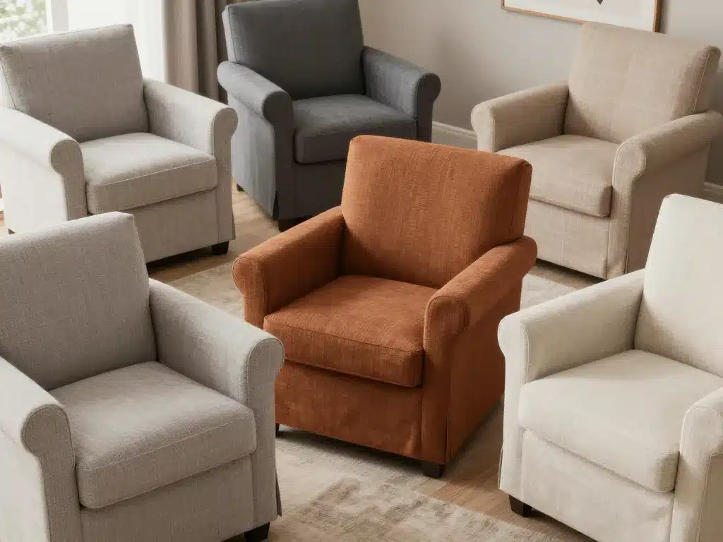 choisir une housse de fauteuil extensible matériaux et couleurs