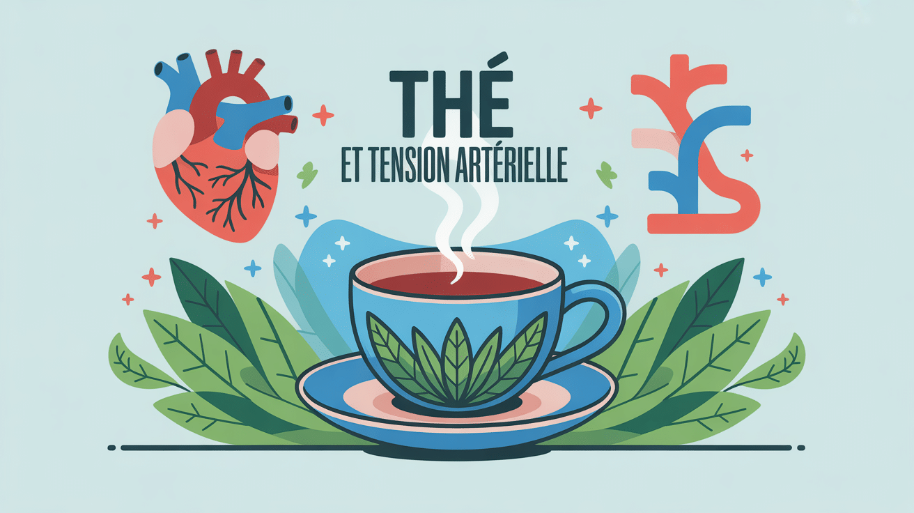 illustration comment faire baisser une tension avec le the