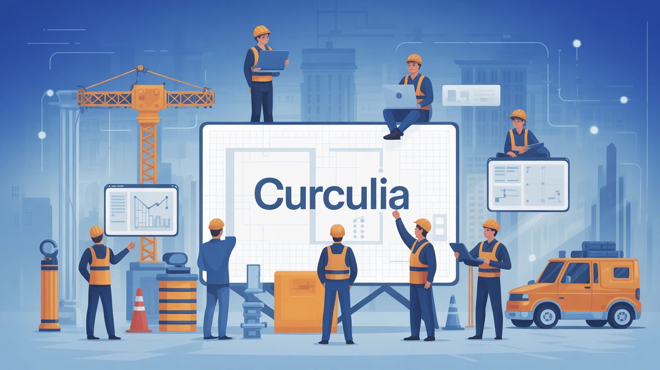 curculia avis illustration gestion numérique équipe chantier