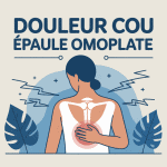 illustration centrale douleur cou epaule omoplate