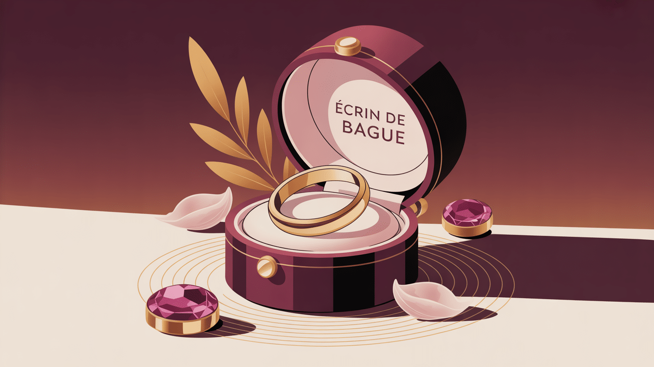 ecrin bague luxe ouverture bijou