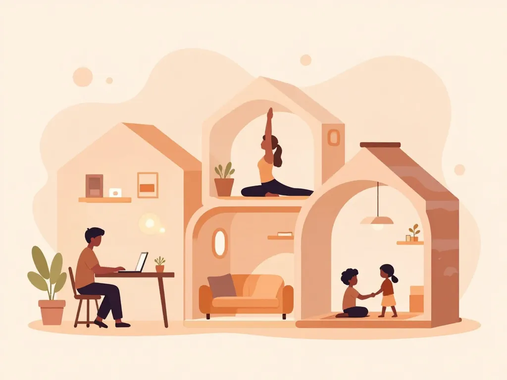 Maison du futur bien-être, santé et espaces modulables