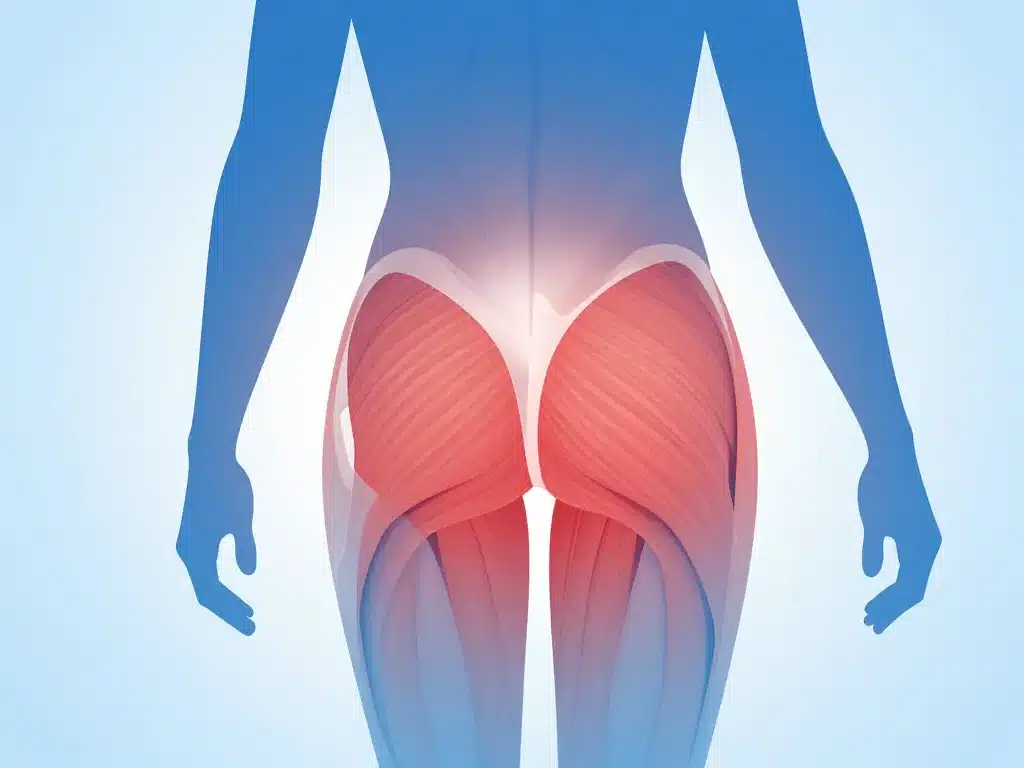 muscle du fessier douleur, zones de douleur sur la fesse