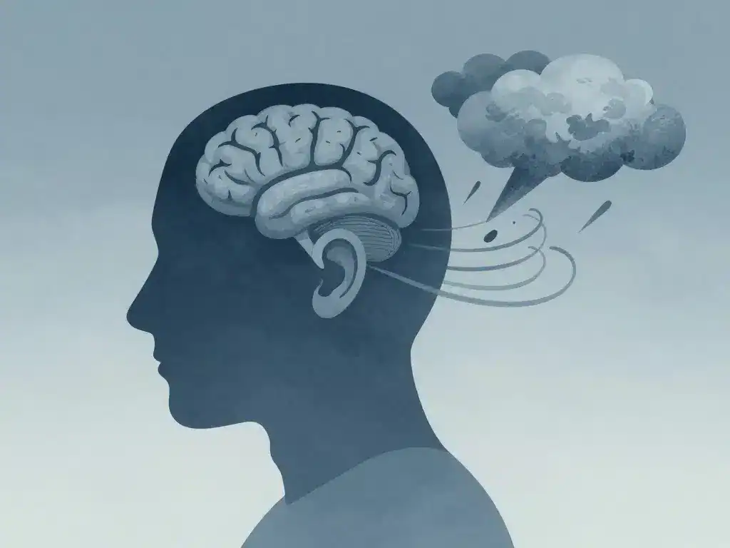 schéma nevrite vestibulaire et stress lien physique psychologique