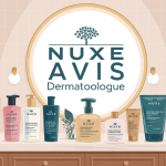 nuxe avis dermatologue illustration produits salle de bain