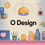 Illustration o design regroupant produit, digital et graphique