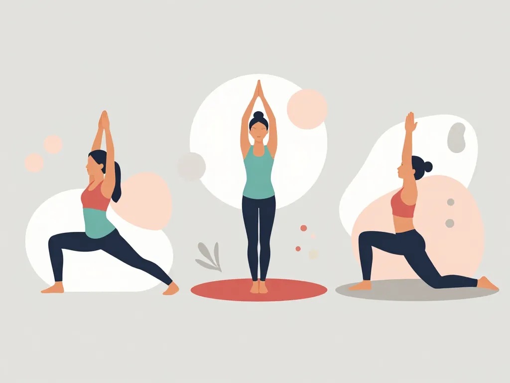 yoga flow yoga diagramme concept styles différents