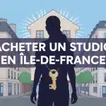 illustration achat studio Île-de-France clé maison