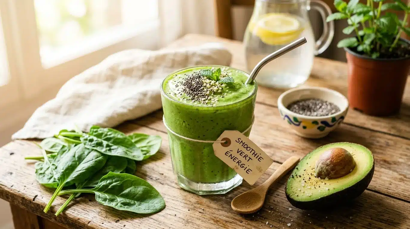 Smoothie Énergie Totale riche en nutriments