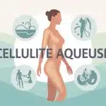 silhouette feminine cellulite aqueuse peau d orange circulation lymphatique