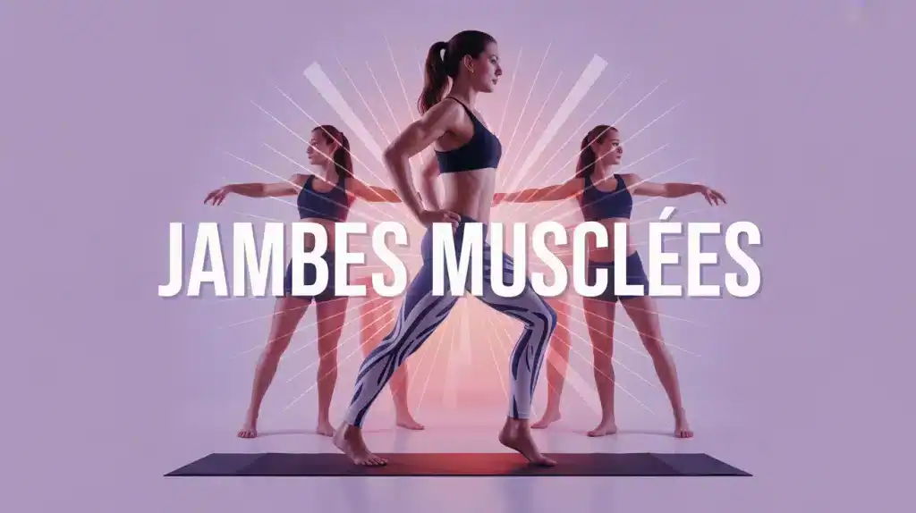 illustration vectorielle jambes musclées femme stylisée