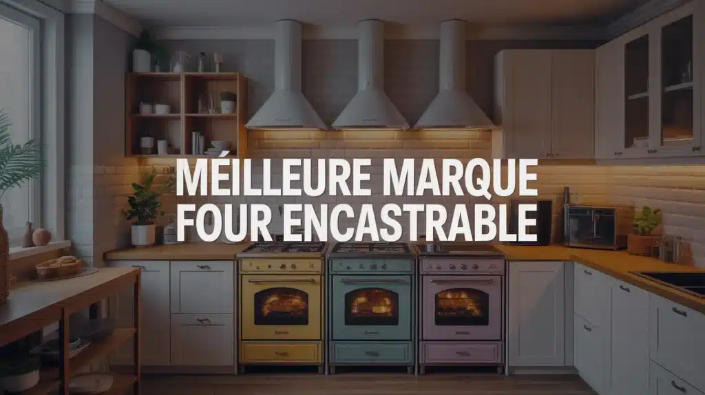 cuisine moderne avec meilleure marque four encastrable intégrée
