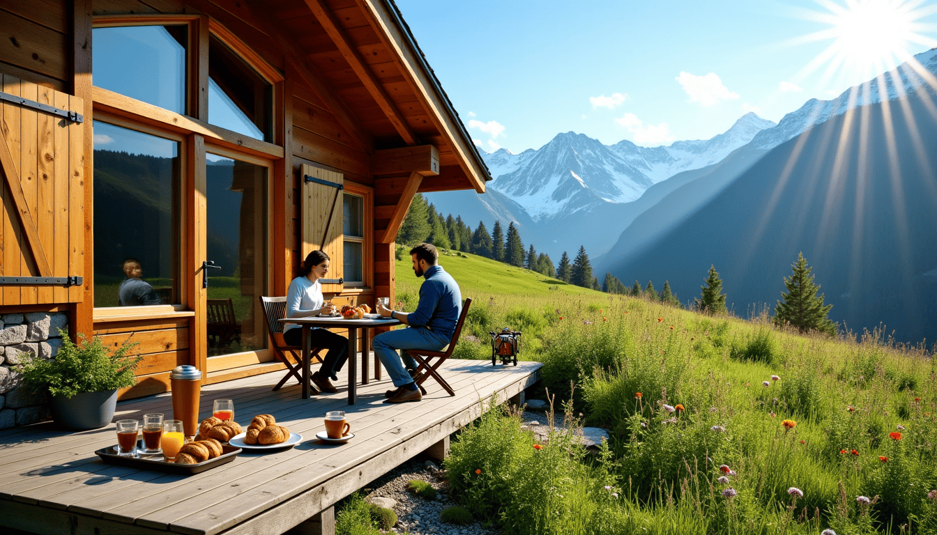 Illustration : petit-d&eacute;jeuner, m&eacute;nage, r&eacute;ception, activit&eacute;s confort, praticit&eacute; &mdash; location d&rsquo;&eacute;t&eacute; en montagne : quel type d'h&eacute;bergement choisir pour un court s&eacute;jour ?