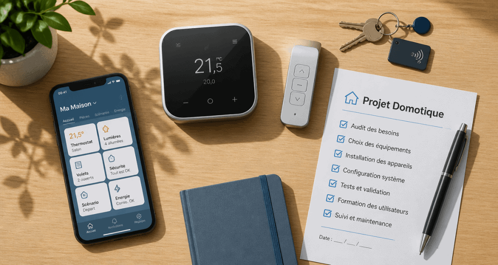 domotique exemple objets connectés sur bureau