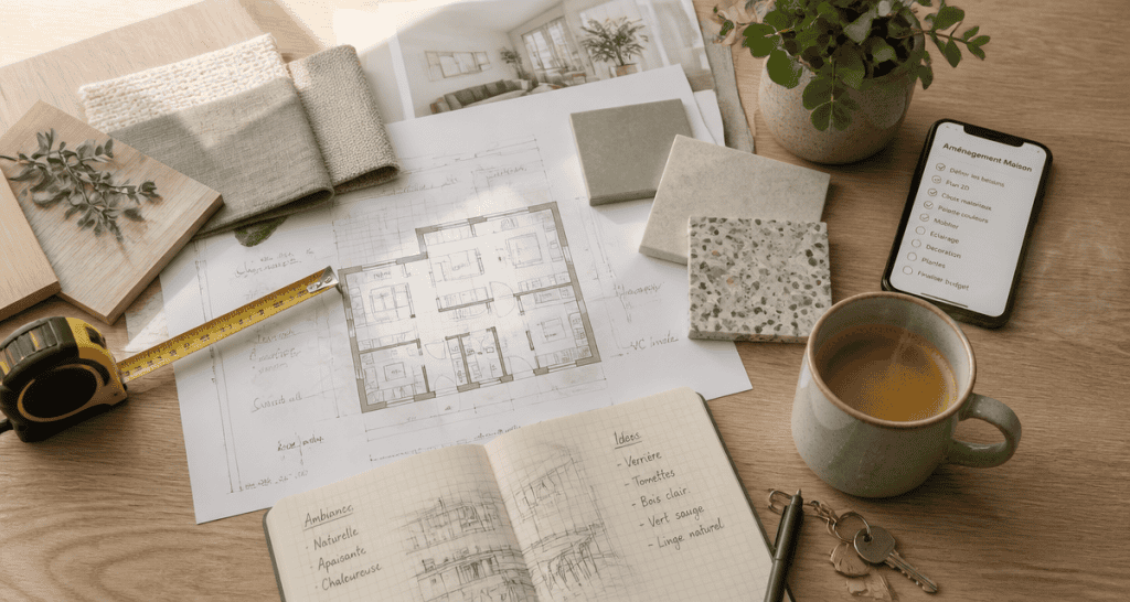mon amenagement maison table plans et échantillons
