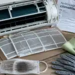 Climatiseur nettoyage : filtres et échangeur à nettoyer pour un air assaini