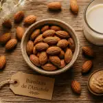 les amandes sont elles bonnes pour la sante bol amandes et lait