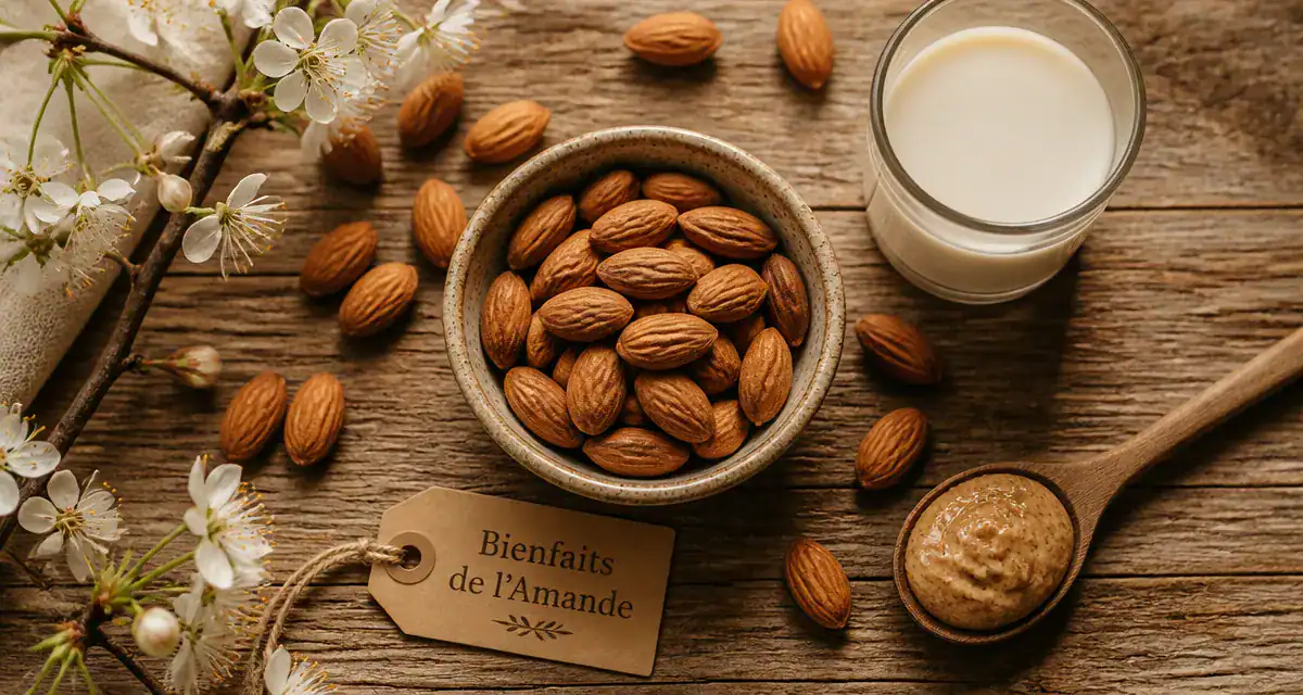 les amandes sont elles bonnes pour la sante bol amandes et lait