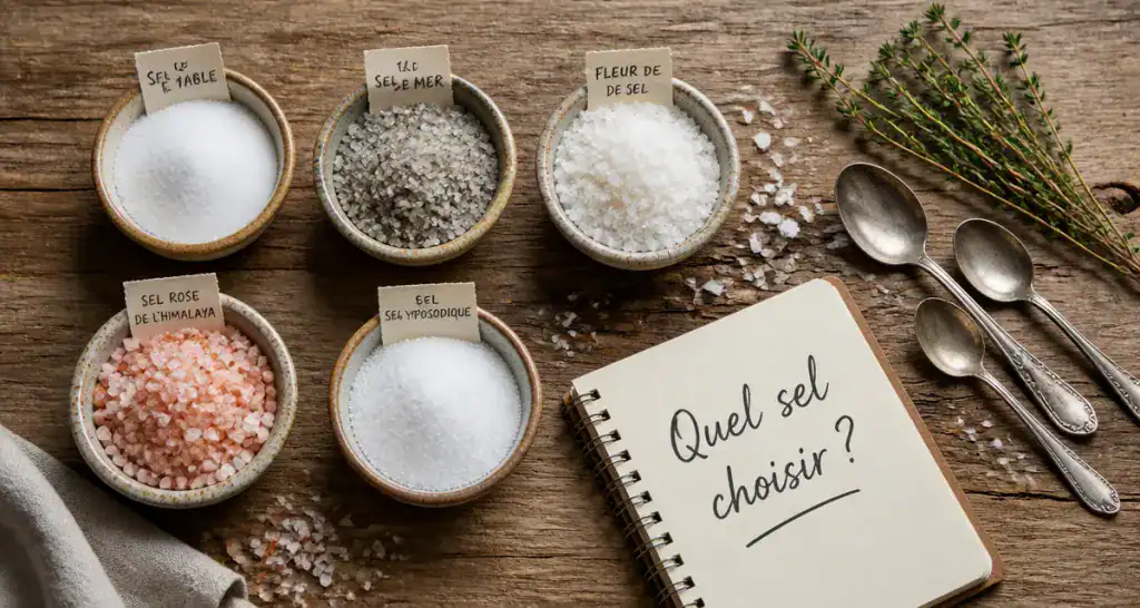 meilleur sel pour la sante 5 sels comparés